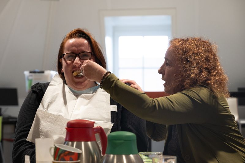 Foto hulp bij eten